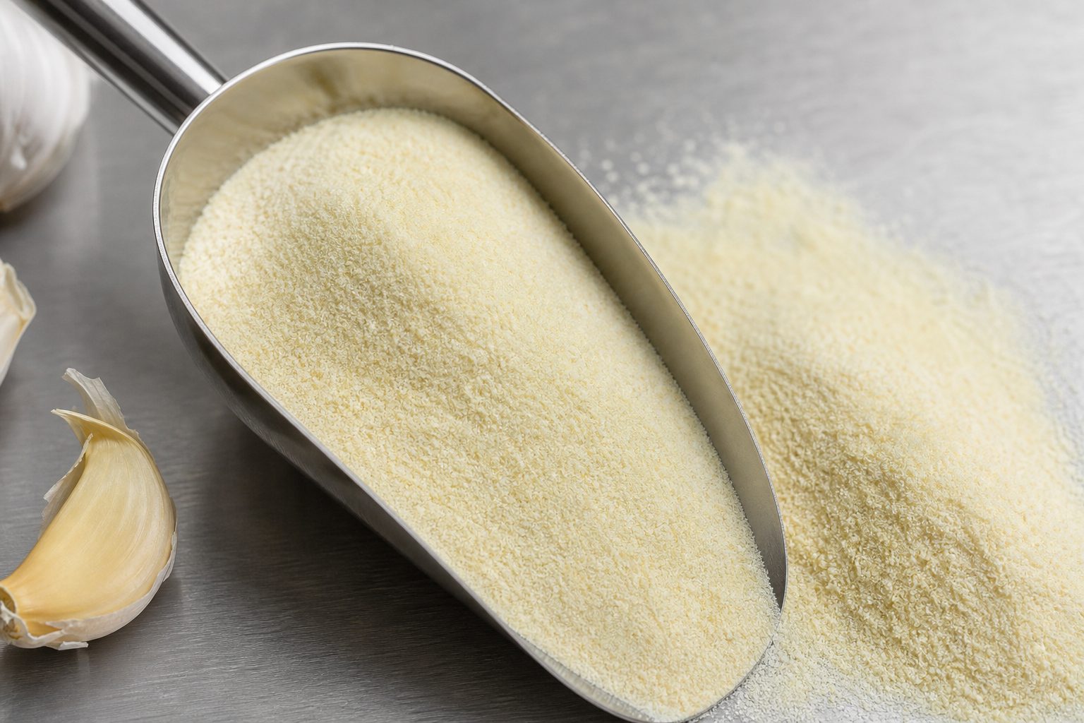 Export-grade dehydrated garlic powder sample