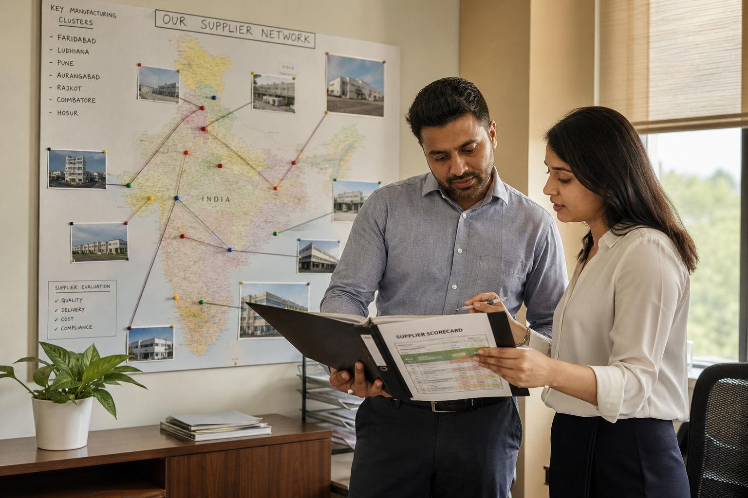 End-to-end India import process map from supplier selection to warehouse delivery