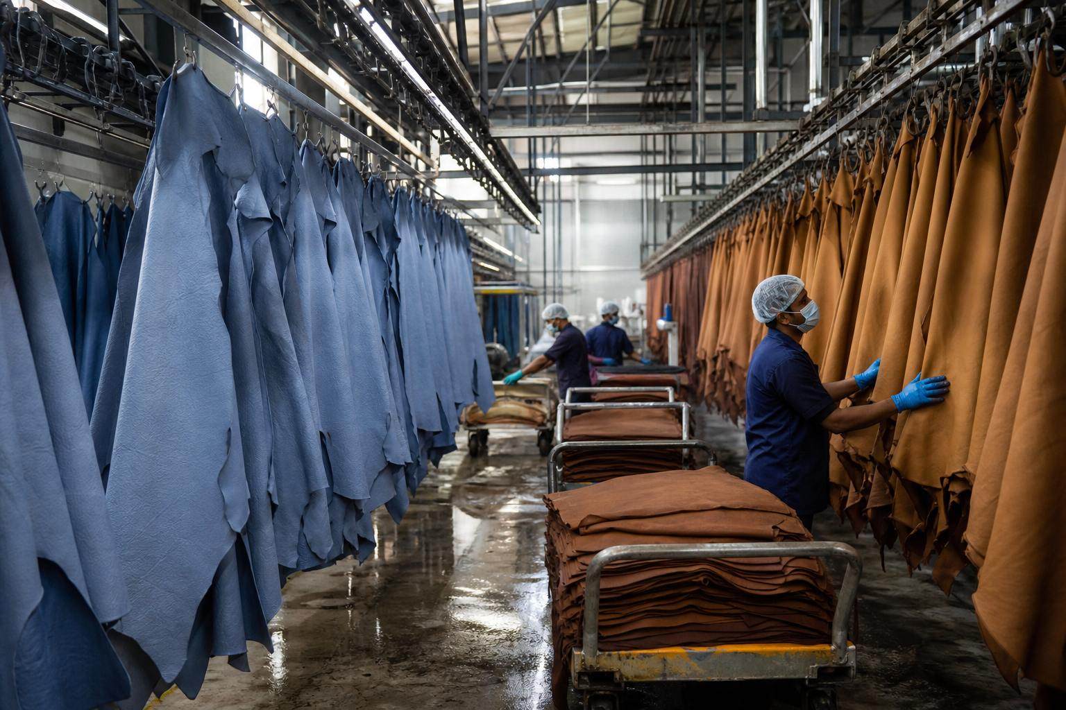 LWG-audited leather tannery supplying upper leather to Indian footwear export manufacturers